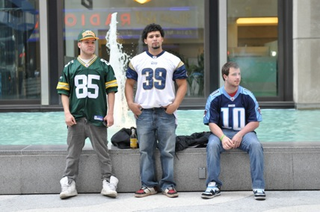 Illustration for article titled Fake Poop, Men In Dresses, Merril Hoge, And A Pissed-Off Steelers Fan: Killing Time At The NFL Draft